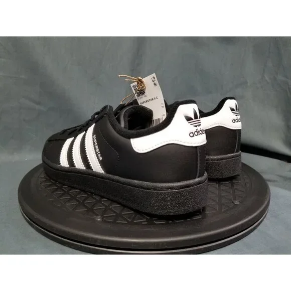 Adidas Superstar II C Sneakers Black Kids Size 12K NEW IN BOX! - Picture 6 of 11